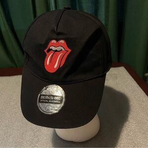 Rolling Stones Official Snapback Hat – Black